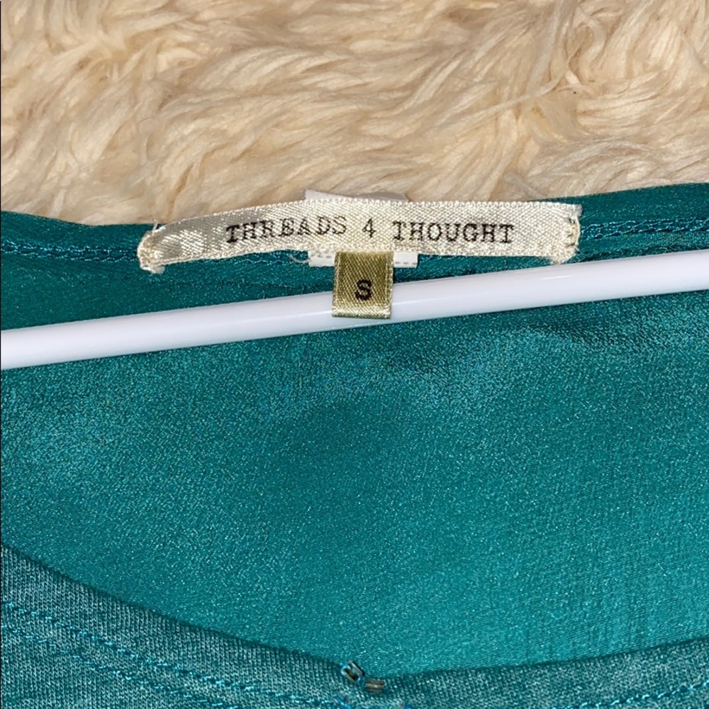 Threads 4 Thought Green Top - image 3